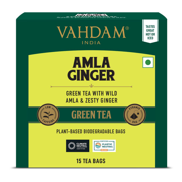 Amla Ginger Green Tea -15 Count